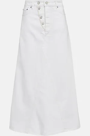 Ganni Denim maxi skirt