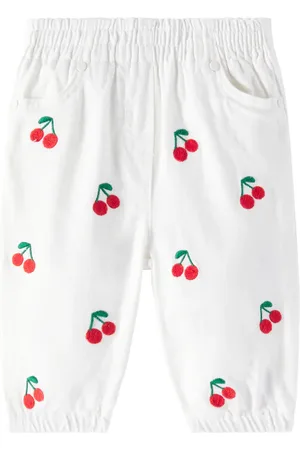 Stella McCartney Baby embroidered cotton pants