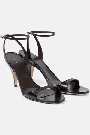 The Row Vika 80 leather sandals