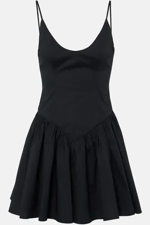 Staud Dena cotton poplin minidress