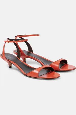 The Row Vika 35 leather sandals