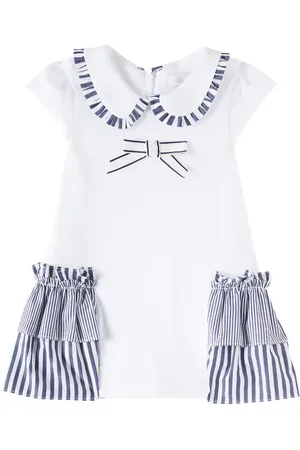 PATACHOU Baby striped cotton dress