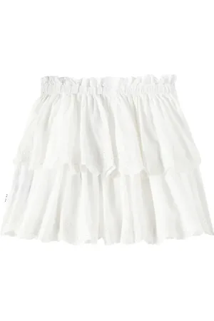 Molo Brianna ruffled cotton skirt