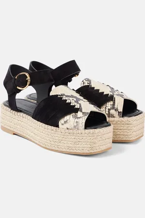 ULLA JOHNSON Elsa leather espadrilles