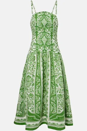Farm Rio Floral cotton maxi dress