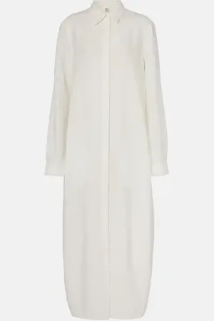 Totême Silk-blend shirt dress
