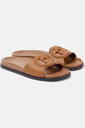 Gucci Cut leather sandals
