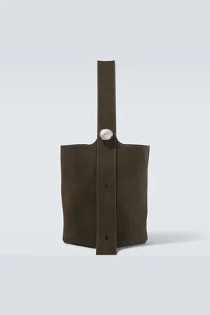 Loewe Pebble Large suede bucket bag