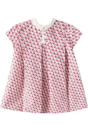 Gucci Baby horsebit cotton poplin dress
