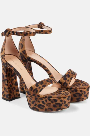 Gianvito Rossi Leopard-print sandals
