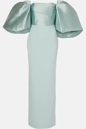 Solace Floris open-back gown