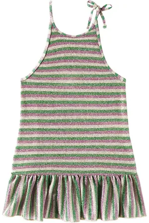 Oseree OsÃ©ree Kids OseMini LumiÃ©re lamÃ© dress