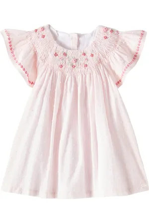 Tartine Et Chocolat Baby smocked floral cotton dress