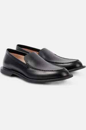 The Row Nic leather loafers