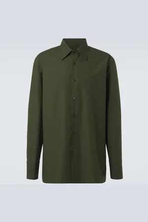 Gucci Logo cotton poplin shirt