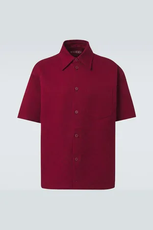 Gucci GG cotton jacquard oversized shirt