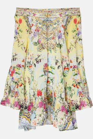 Camilla Flor FantÃ¡stica floral silk minidress
