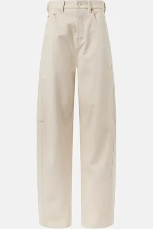 Gucci Low-rise barrel-leg jeans