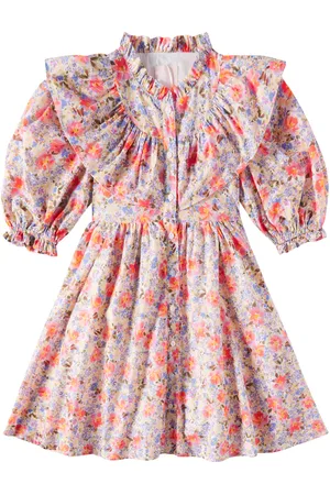 Petite Amalie Floral cotton voile dress