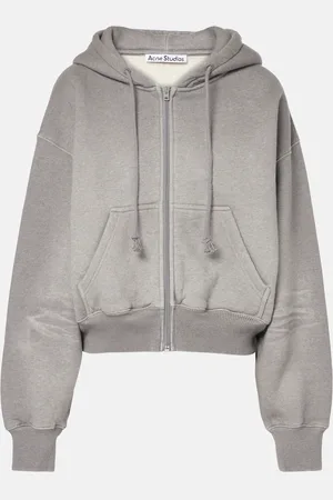 Acne Studios Cotton jersey zip-up hoodie