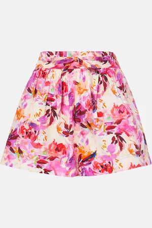 ULLA JOHNSON Rowan floral cotton shorts
