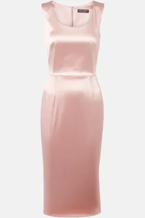 Dolce & Gabbana Satin midi dress