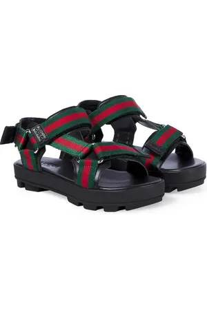 Gucci Leather-trimmed sandals