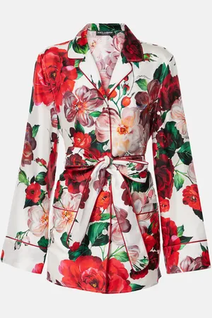 Dolce & Gabbana Floral silk satin shirt