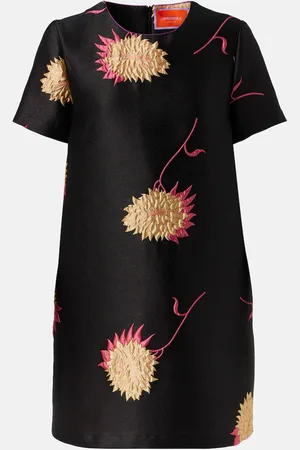 La DoubleJ Swing jacquard minidress