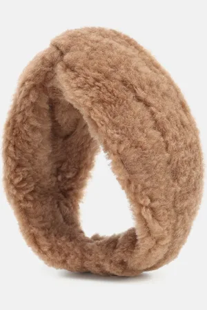Max Mara Ovidio camel wool and silk headband