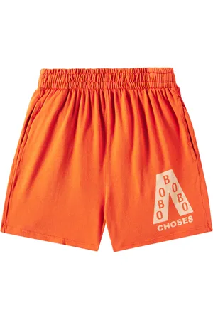 Bobo Choses Podium logo cotton shorts