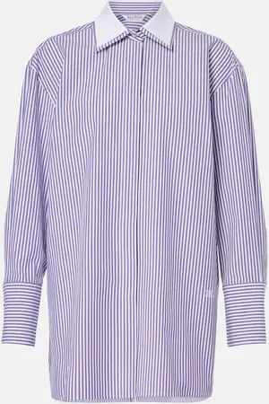 Max Mara Tubinga striped poplin shirt