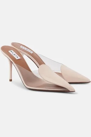 Alaïa AlaÃ¯a Le CÅur Abstrait 90 patent leather mules