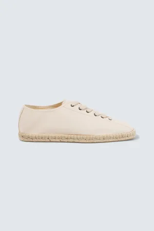 LEMAIRE Linoleum canvas espadrilles