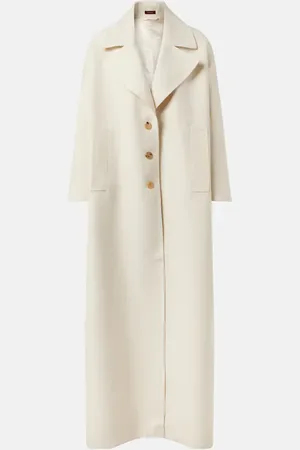 Gucci GG Jacquard wool and silk crÃªpe coat