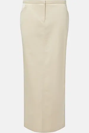Totême Cotton-blend satin maxi skirt