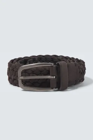 Ermenegildo Zegna Braided leather belt