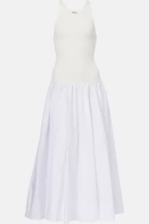 Staud Yamila gathered maxi dress