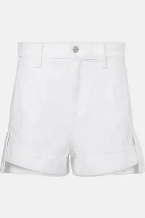 7 for all Mankind High-rise denim shorts