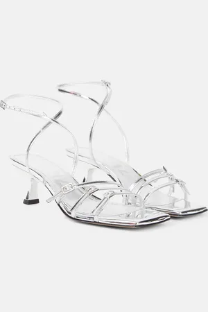 Souliers Martinez Teresa 60 metallic leather sandals