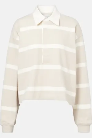 Citizens of Humanity Aris striped cotton polo shirt