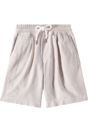 Brunello Cucinelli Dyed linen-blend Bermuda shorts