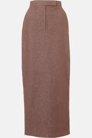 Max Mara Pianosa cotton maxi skirt