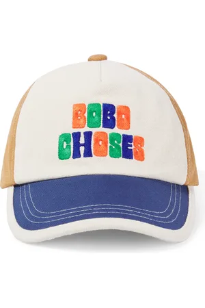 Bobo Choses Colorblocked cotton baseball cap