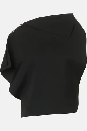 Jacquemus TrapÃ¨ze asymmetric draped top