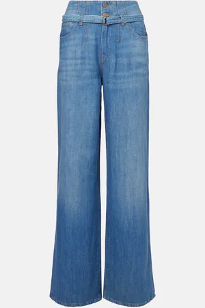 7 for all Mankind Kansas high-rise wide-leg jeans