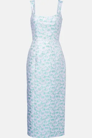 Markarian Numa Daisy brocade corset midi dress