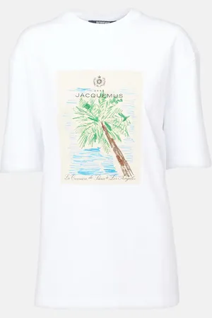 Jacquemus Marino printed cotton jersey T-shirt