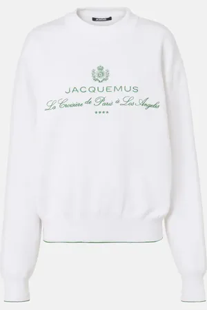 Jacquemus Vince embroidered cotton-blend sweatshirt