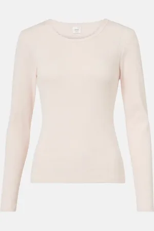 Leset Pointelle cotton T-shirt